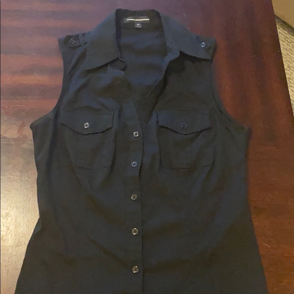 2/$10 Black ladies Express top size XS